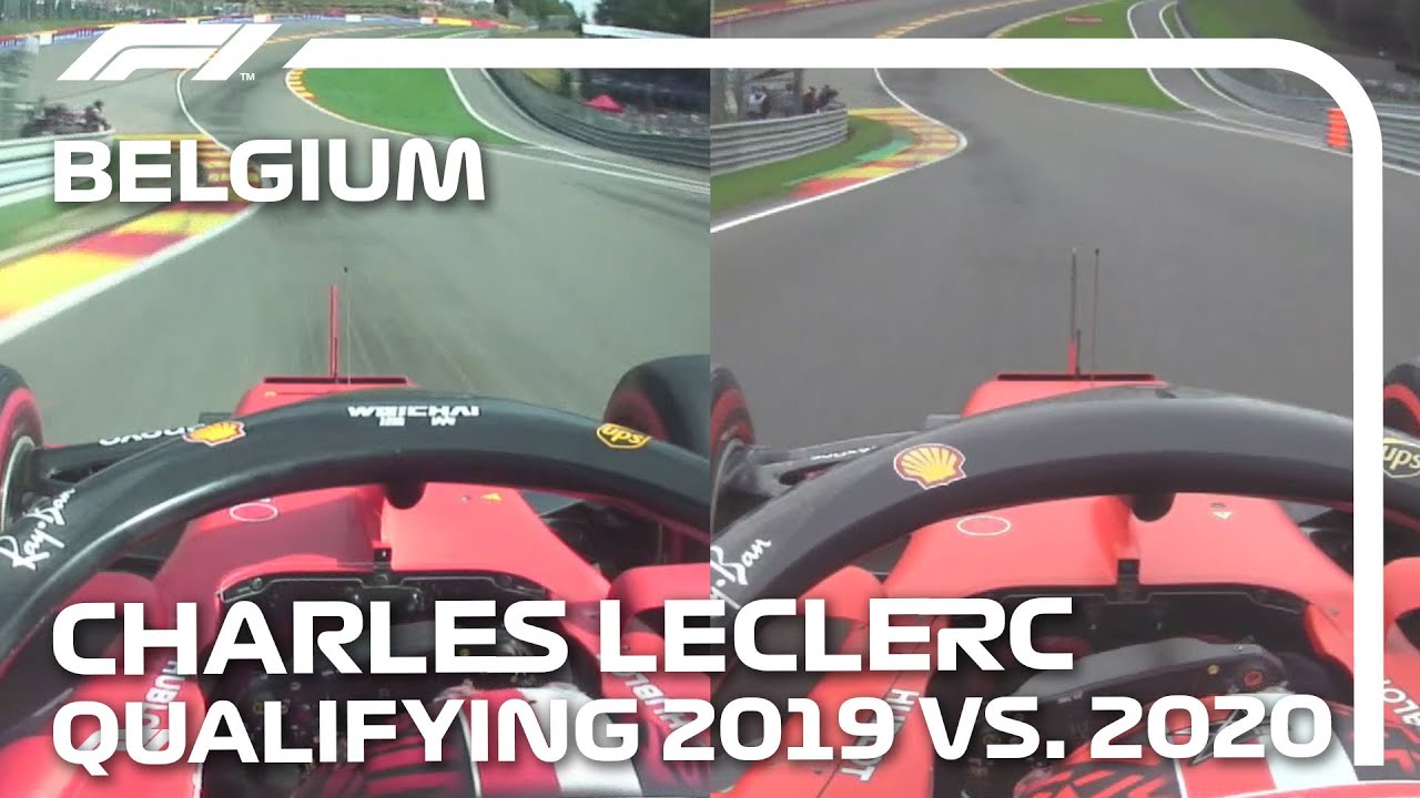 Belgian Grand Prix Qualifying 2019 v 2020: Charles Leclerc's Fastest Laps