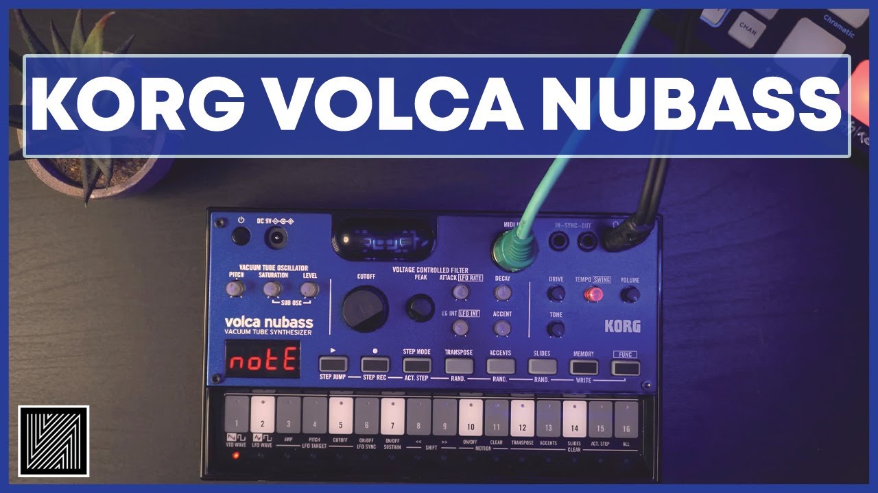 Обзор и руководство по Korg Volca Nubass (мне очень нравится этот секвенсор)