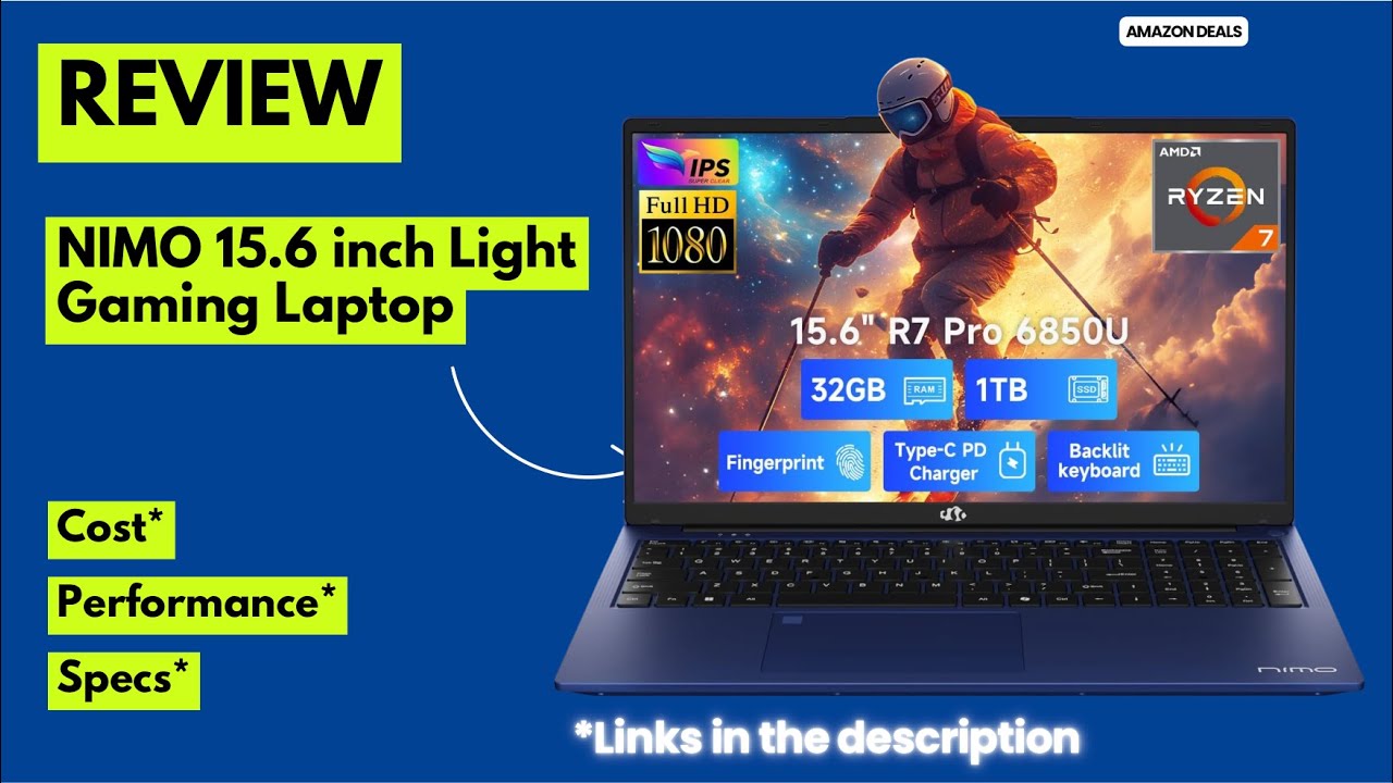 🔥 NIMO Ryzen 7 Pro 6850U Laptop Review | 32GB RAM, 1TB SSD, Radeon 680M Beast Under Budget!
