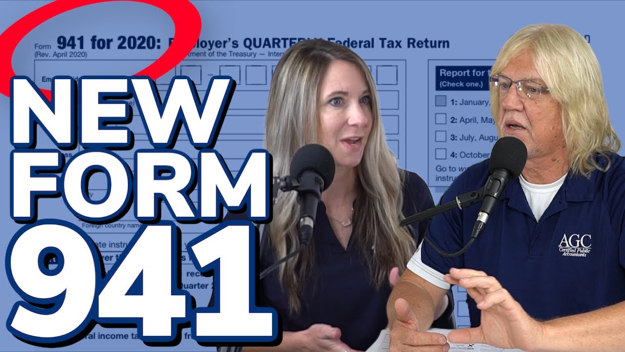 NEW 941 Payroll Tax Form for 2020!! Reporting Sick and Family Leave and ERC