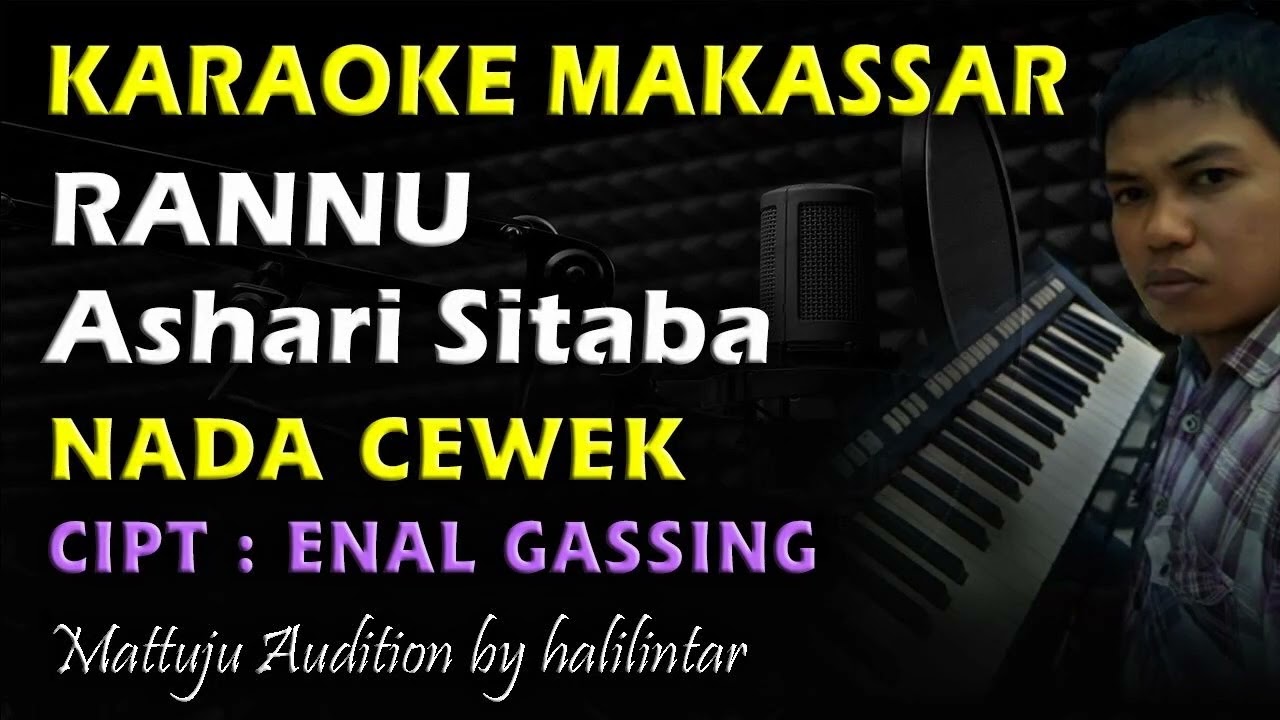 Karaoke Rannu Nada Cewek || Ashari Sitaba || Enal Gassing