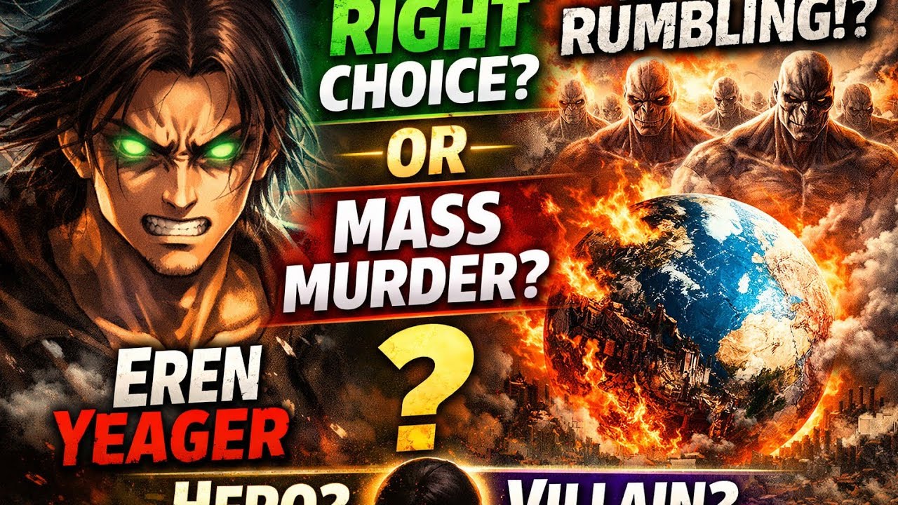 Was Eren Yeager Right? 🤯 The Rumbling Right Decision or Ultimate Mistake? | Attack on Titan Theory