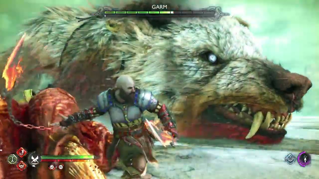God of war Ragnarok gameplay 😱 | Wolf attack PS5 campaign mode 