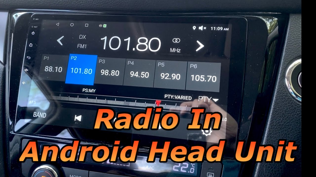 Радио на Android-головном устройстве