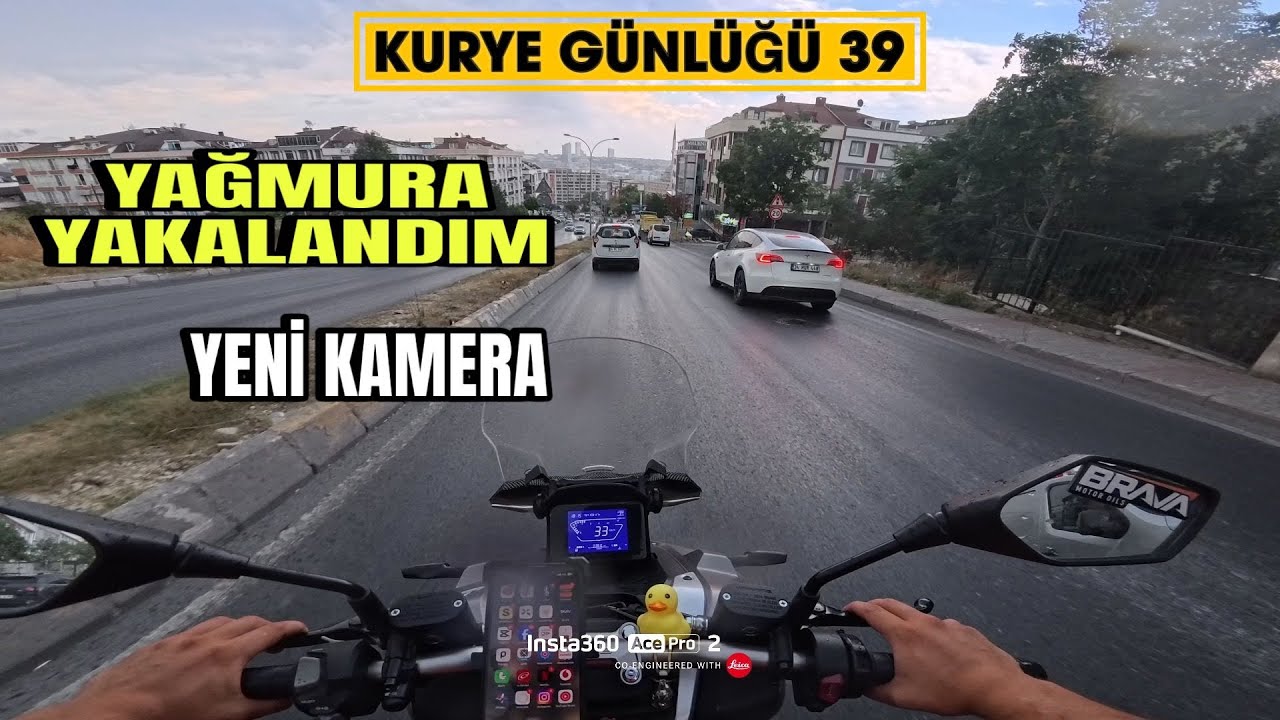KURYE GÜNLÜĞÜ 39 | SIRILSIKLAM OLDUM! | YENİ KAMERAM