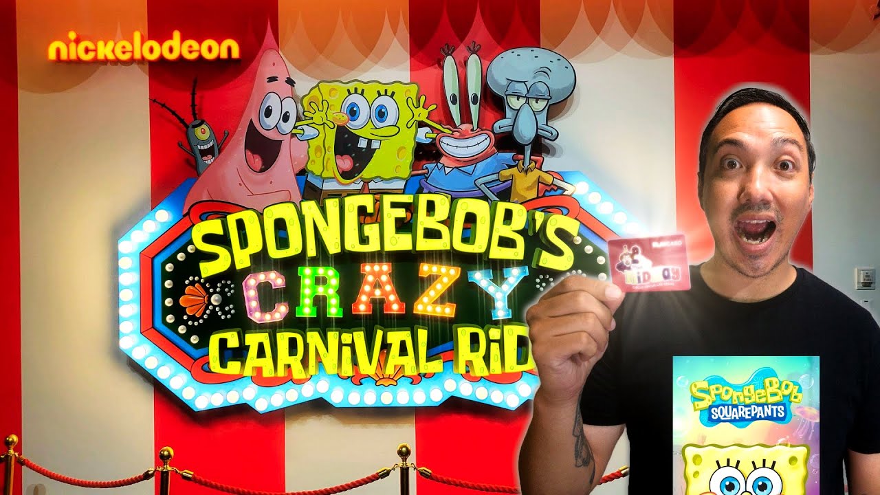 POV: Bikini Bottom Meets Las Vegas - Trying The SpongeBob's Crazy Carnival Ride!