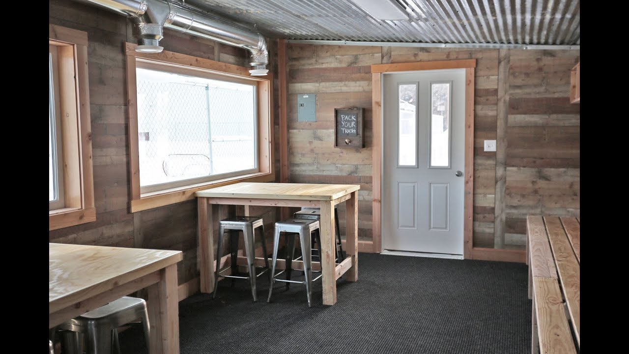 Ice Skating Warming Hut Build