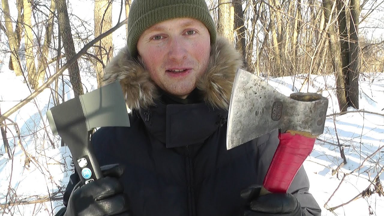 Советский топор и Fiskars X7