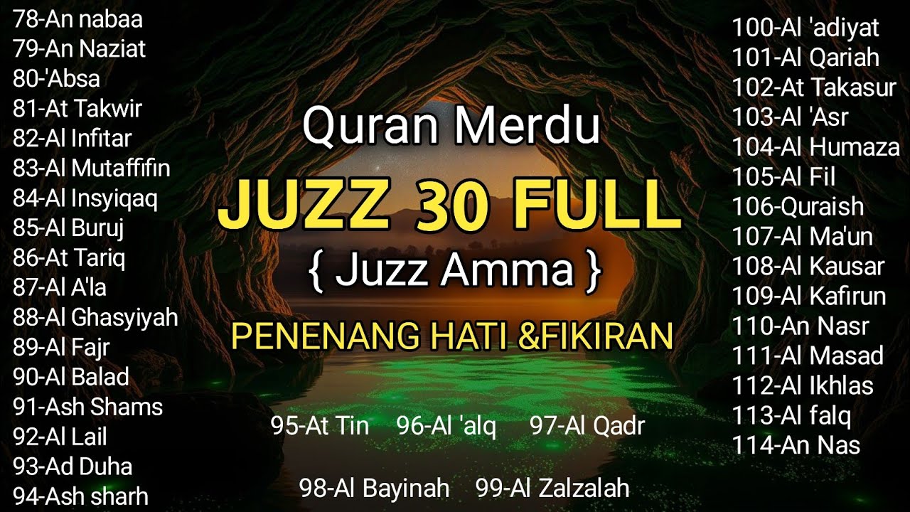 Ngaji Merdu Juz 30 Full ( JUZ AMMA ) Suara Merdu Menyentuh Hati ,Terbaru 2026 | by Alaa Aqel