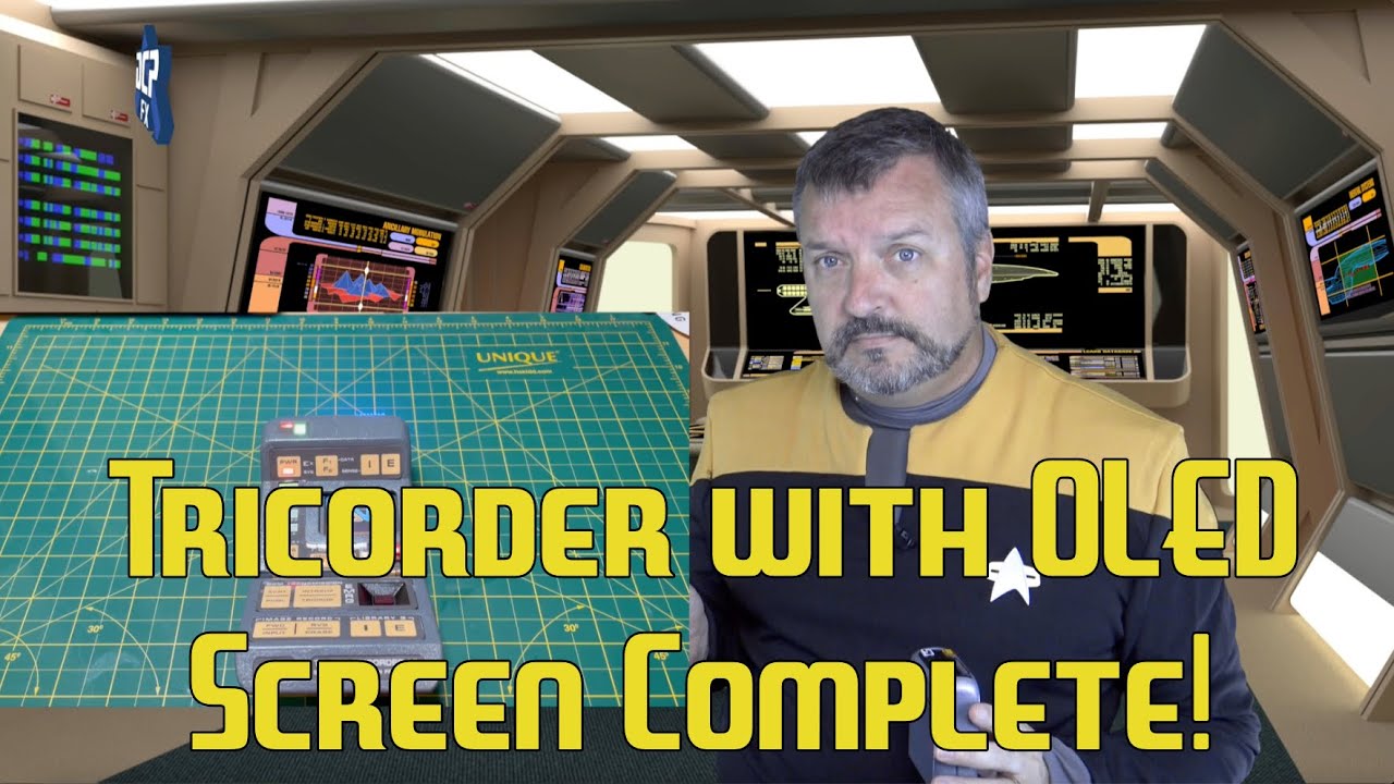 Tricorder with OLED Screen Complete