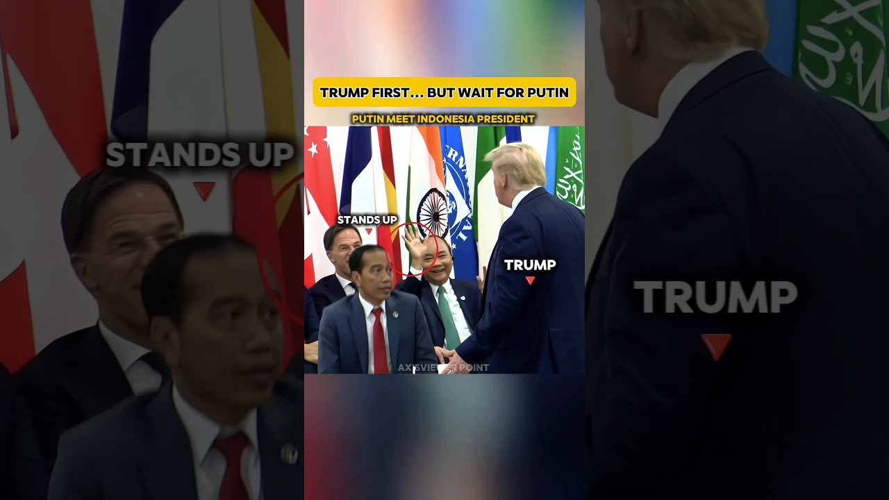 Жест Путина против приветствия Трампа | Сравнение мировых лидеров #втренды #мироваяполитика