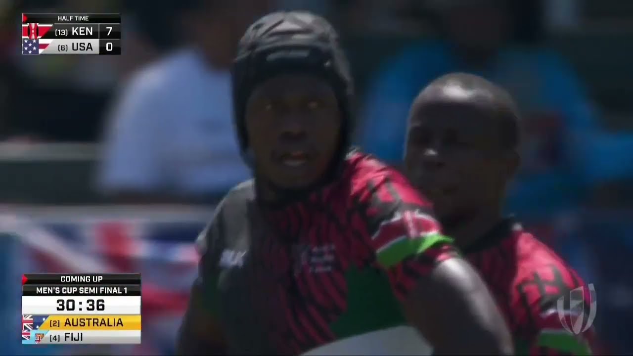 USA vs Kenya 5th Place Semifinals | Los Angeles Rugby 7s Aug 28,2022