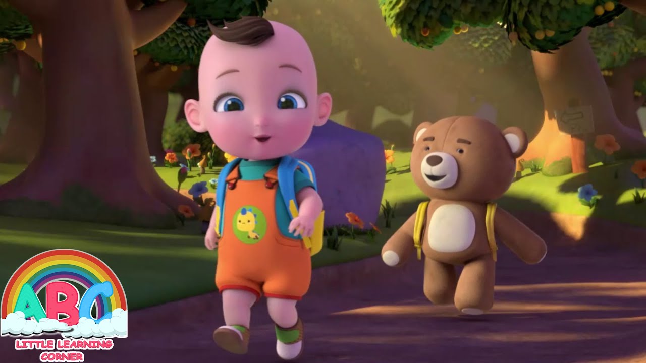 The Bear Went Over the Mountain | Nursery Rhymes & Kids Songs | Abc Little Learning Corner