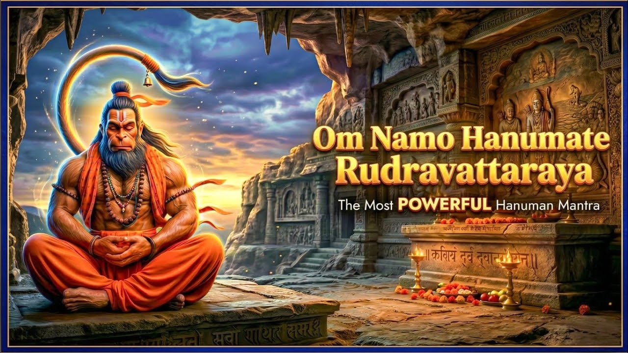 The Most POWERFUL Hanuman Mantra 🚩 Om Namo Hanumate Rudravataraya | My Bhakti Purpose
