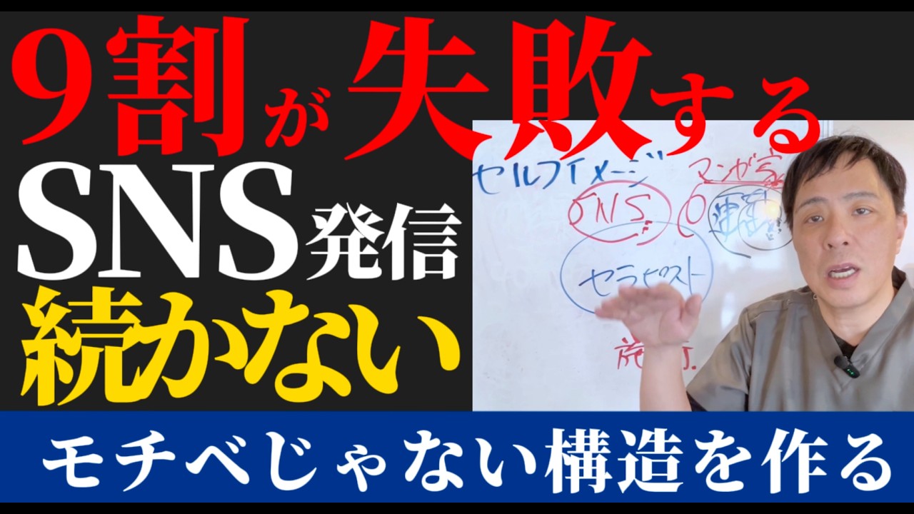 【個人起業家】SNS発信が続く人の共通点｜モチベーションではなく“セルフイメージ”｜【個人起業家】SNS発信が続く人の共通点｜モチベーションではなく“セルフイメージ”｜