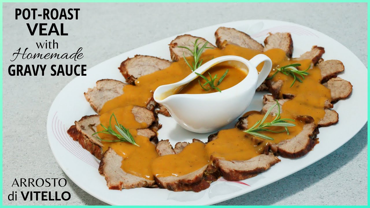 POT-ROAST VEAL with HOMEMADE GRAVY | ARROSTO di VITELLO | Perfect Slow Cooked Veal | Jennel Letizia