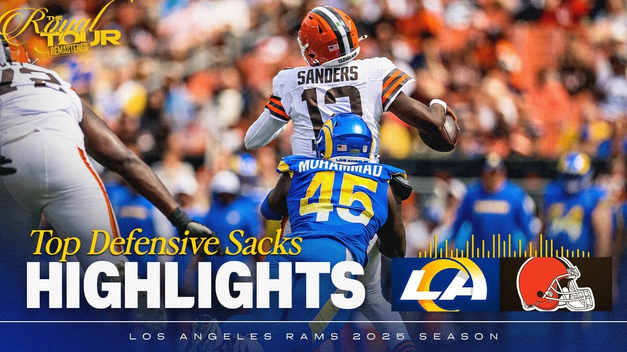 Highlights: Rams Top Defensive Sacks vs. Browns