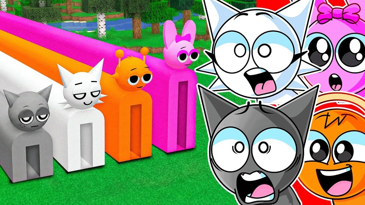 Reacting To SPRUNKI BUDDIES TUNNELS in Minecraft!