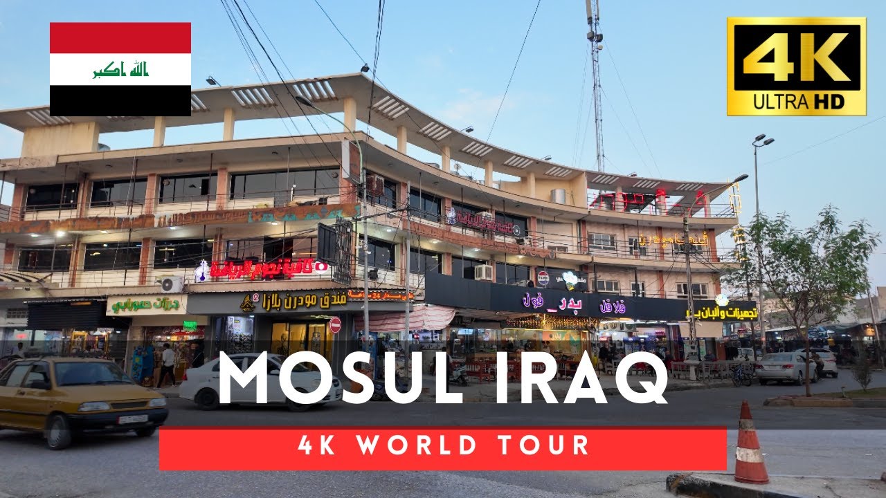 🇮🇶Iraq 4k walk - Mosul 4K Night Walking Tour｜Nov 2025