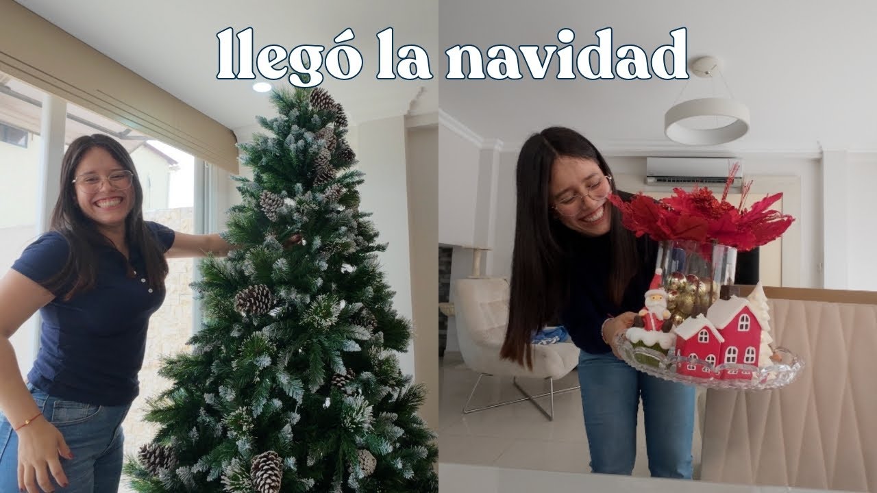 Salí a comprar decoración navideña y así quedó mi casa 🎄✨
