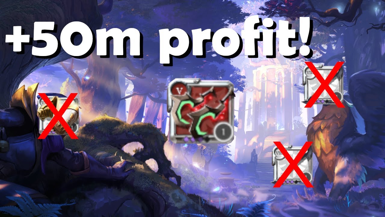 50mil profit with 5.3 deathgivers || Albion Online || Solo || PvP || Mists