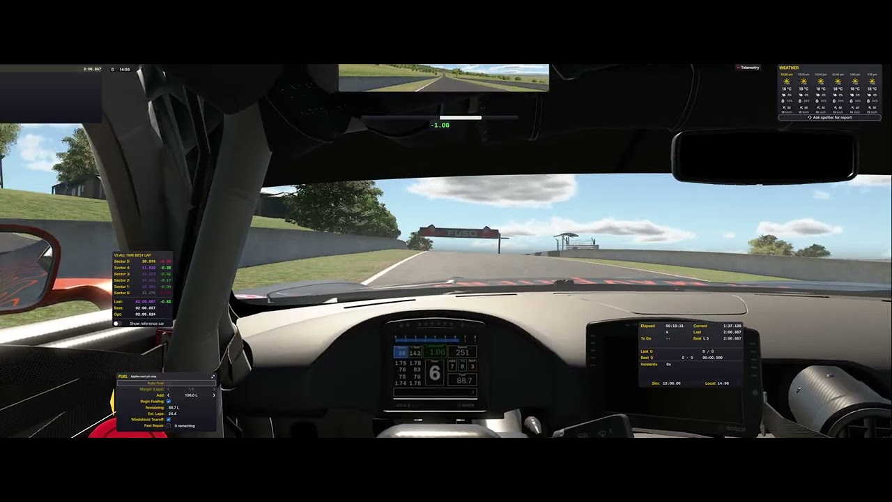 iRacing: Testings Cars on Bathurst 1/3