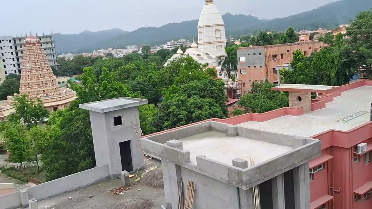 Ganga view from home building Top.