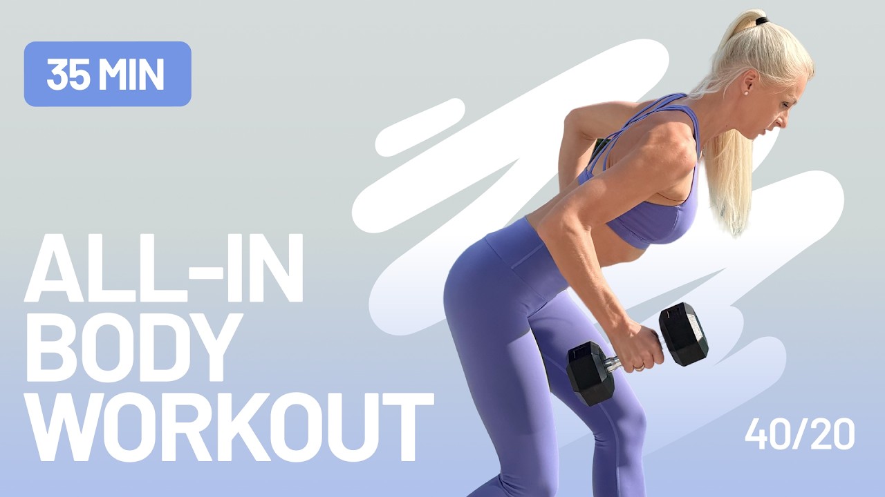 35 Min All-In Full Body Dumbbell Workout at Home | Strength & Fat Burn