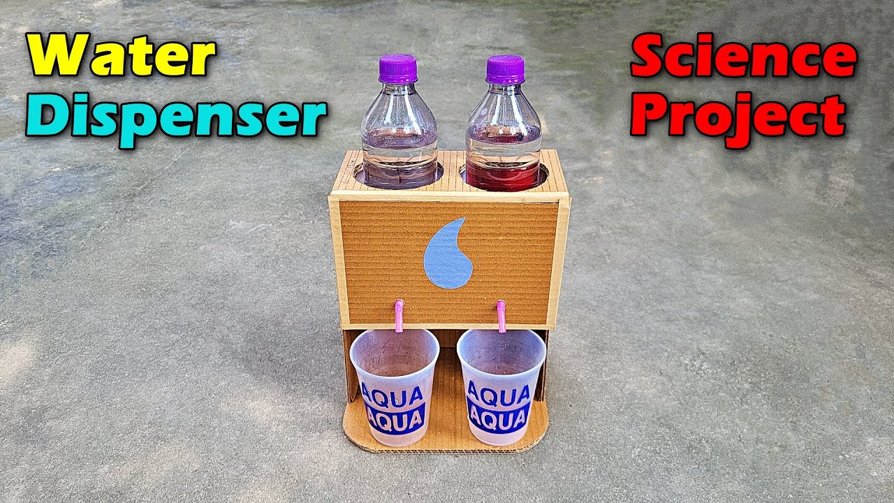Science exhibition project working model - Water Dispensers | Science Project for school 2025