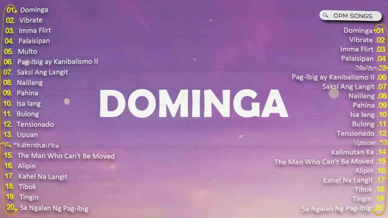 Top OPM Songs Philippines 2025 🎧 Dominga - La Mave, Nateman | Best Tagalog Hits on Spotify & YouTube