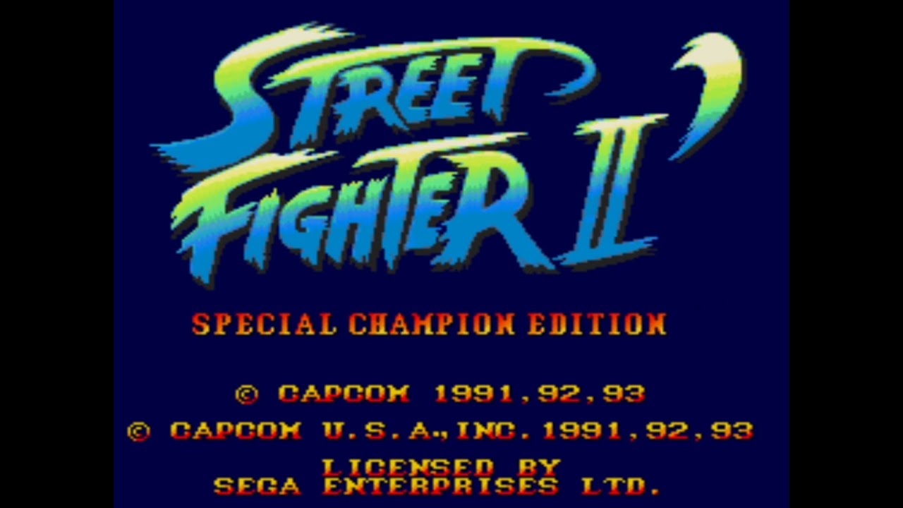 Street Fighter II Special Champion Edition (Genesis) CPU vs CPU Tournament