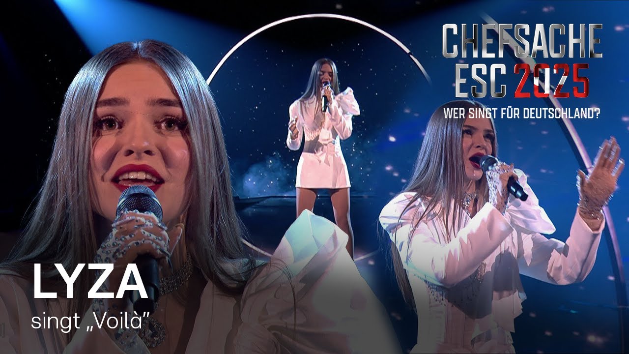 LYZA – singt Voilà (Barbara Pravi Cover) ​😍​​ ​​| Chefsache ESC 2025 🎤