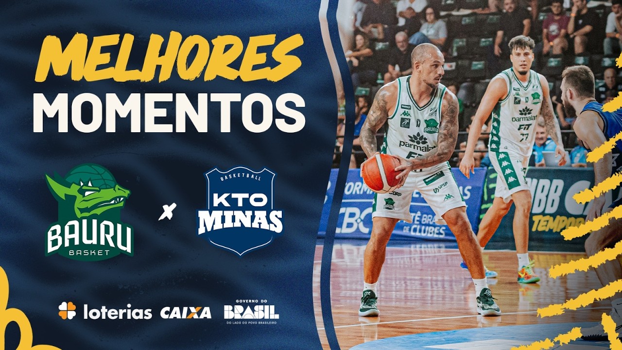 BRABO! | Melhores momentos | Bauru Basket 105 x 90 KTO Minas | NBB CAIXA 2025/26
