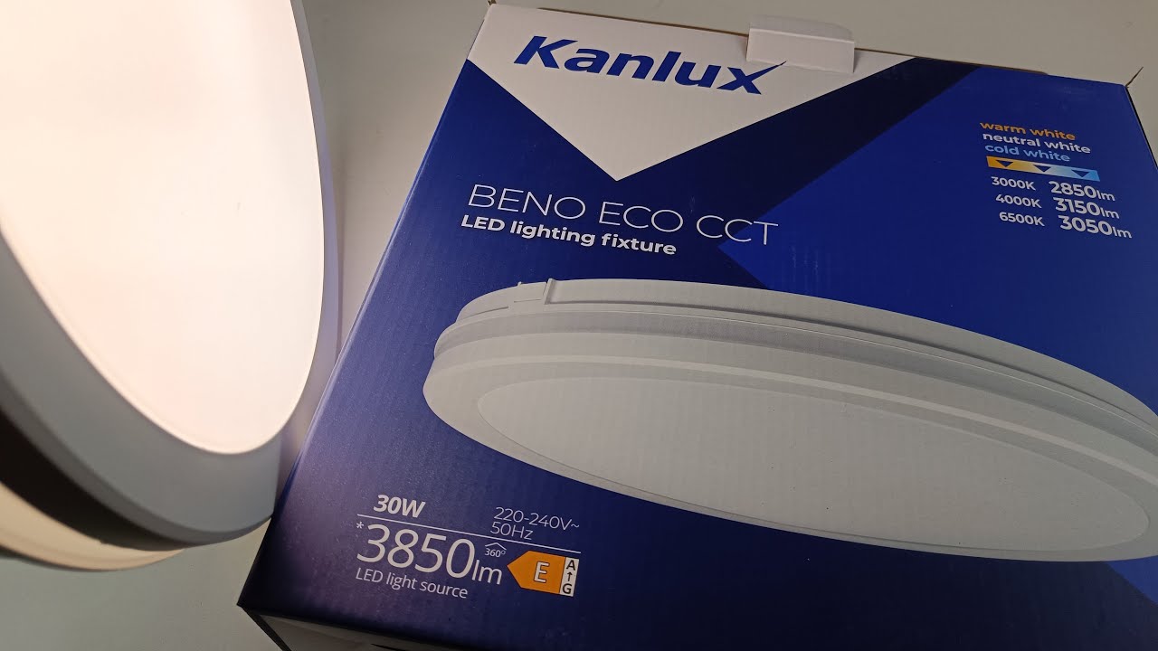 Ha egy sokoldal&uacute; l&aacute;mp&aacute;t szeretn&eacute;l, ezt mindenk&eacute;pp n&eacute;zd meg! Kanlux Beno CCT 30W