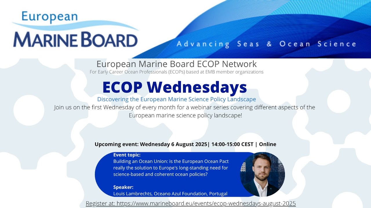 ECOP Wednesday, August 2025: Building an Ocean Union: the Ocean Pact