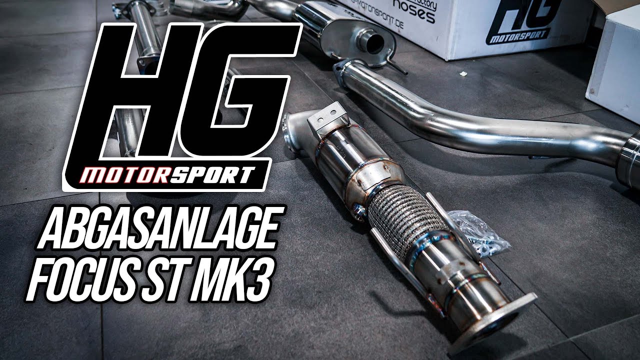 HG Motorsport Abgasanlage Focus ST MK3 I Vlog#47