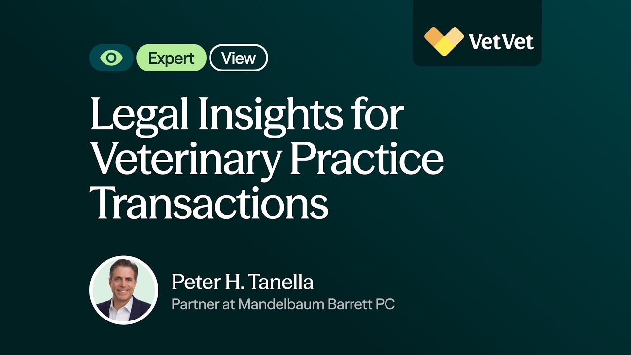 Legal Insights for Veterinary Practice Transactions