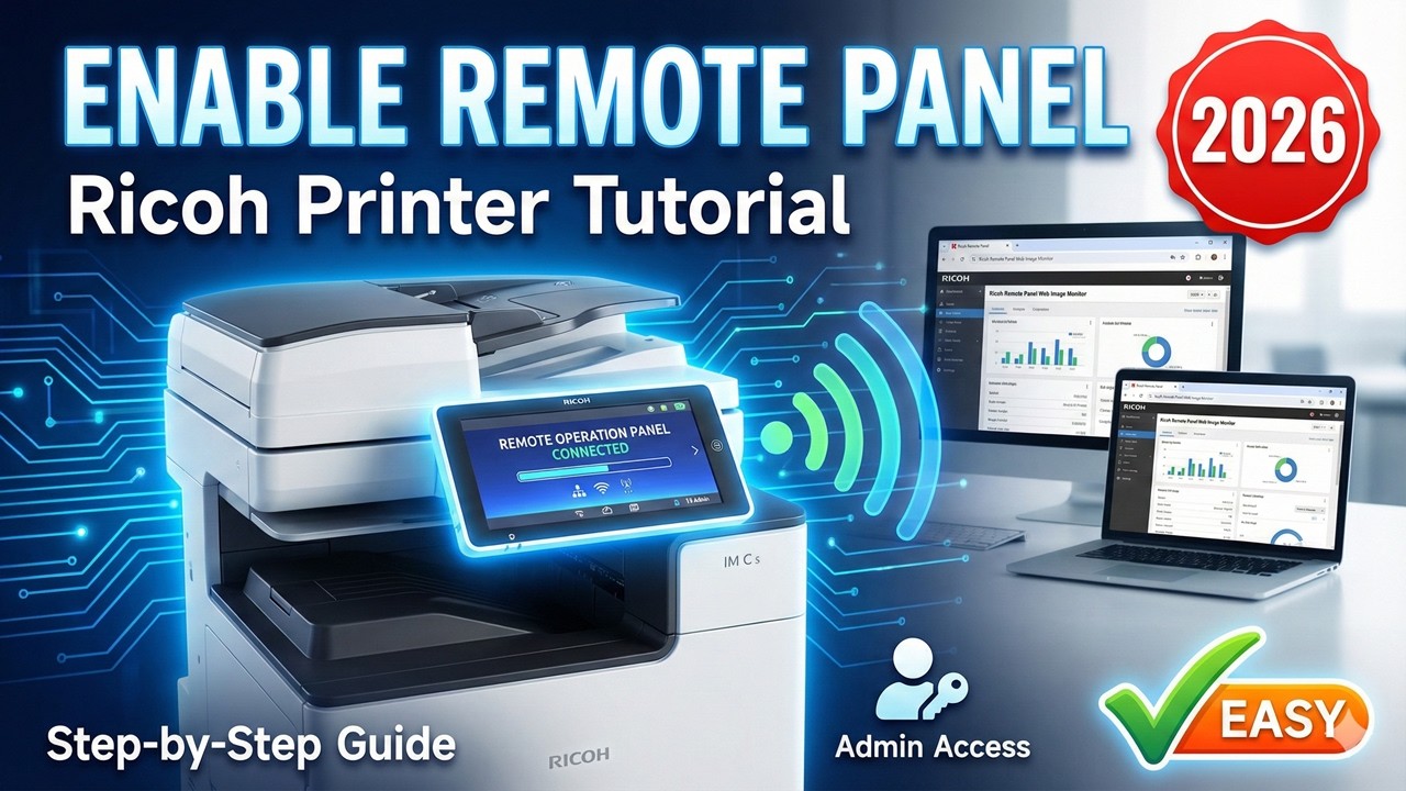 Ricoh Remote Panel Setup Tutorial | Enable Remote Access 2026