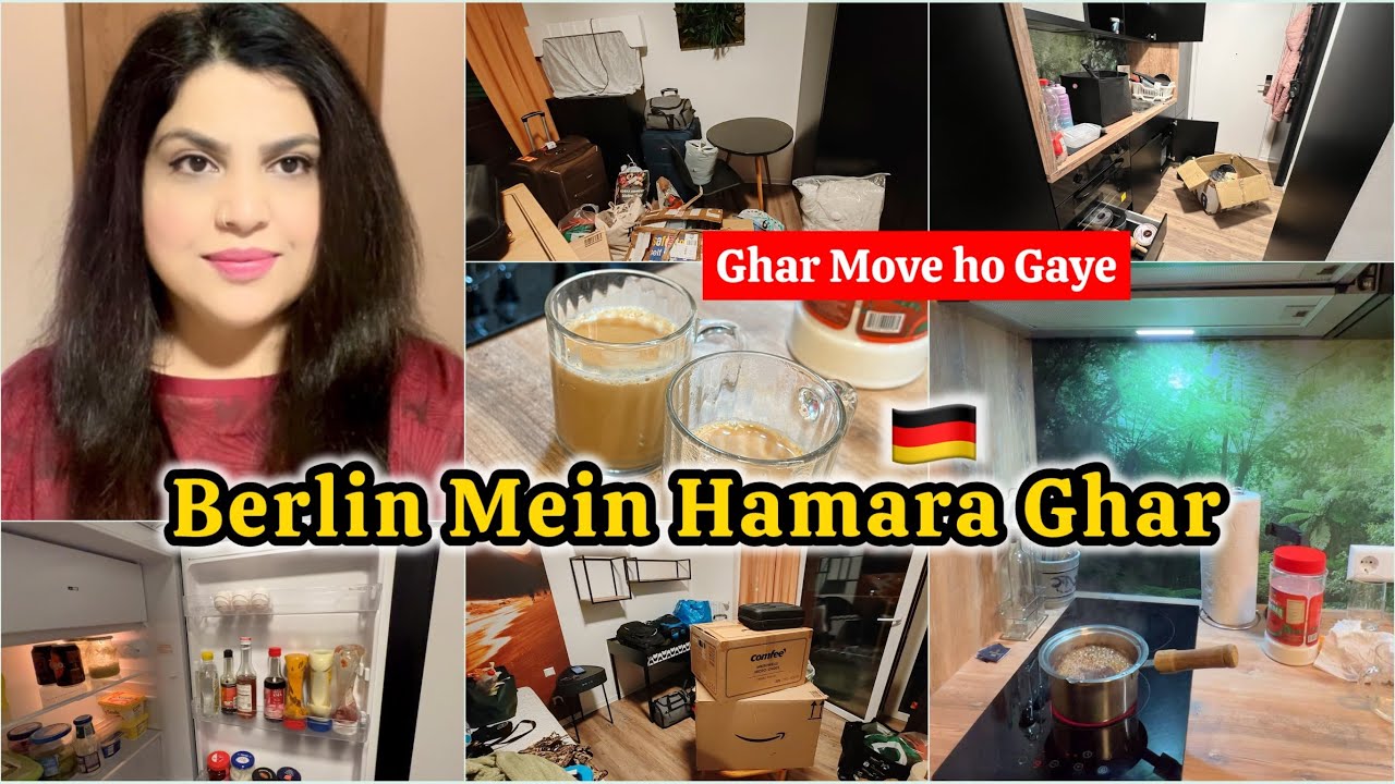 Moved to Our Berlin Apartment || Hum Apne Ghar Agaye Alhamdulillah || Ghar Bana Dia ✨