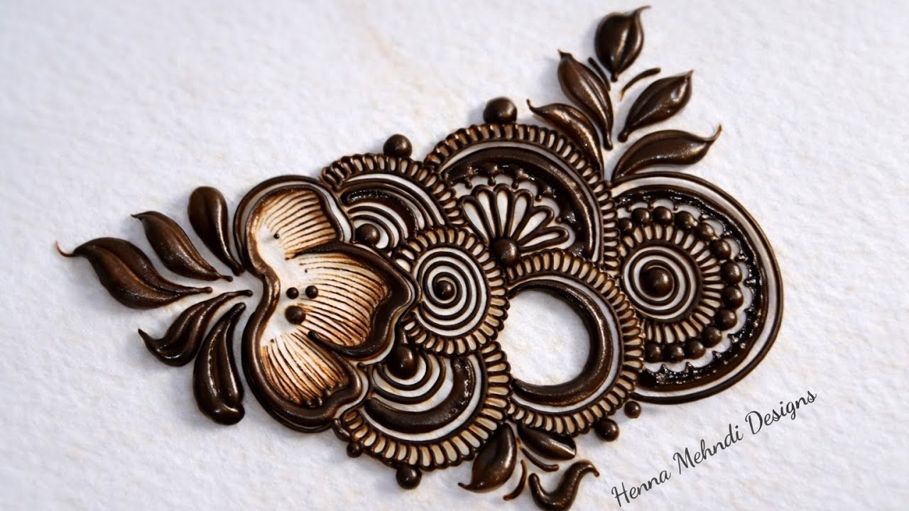 Mehndi bunch design | Khafif Mehndi design |Phoolon ke design | Bharwa mehndi design | मेहंदी