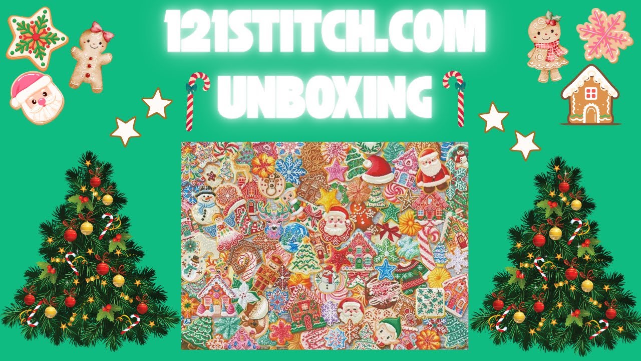 121stitch.com🎄☃️🎅🏼 Рождественское печенье🎄☃️🎅🏼 #распаковка #картинафеявышивкакрестом #вышивкакрестом