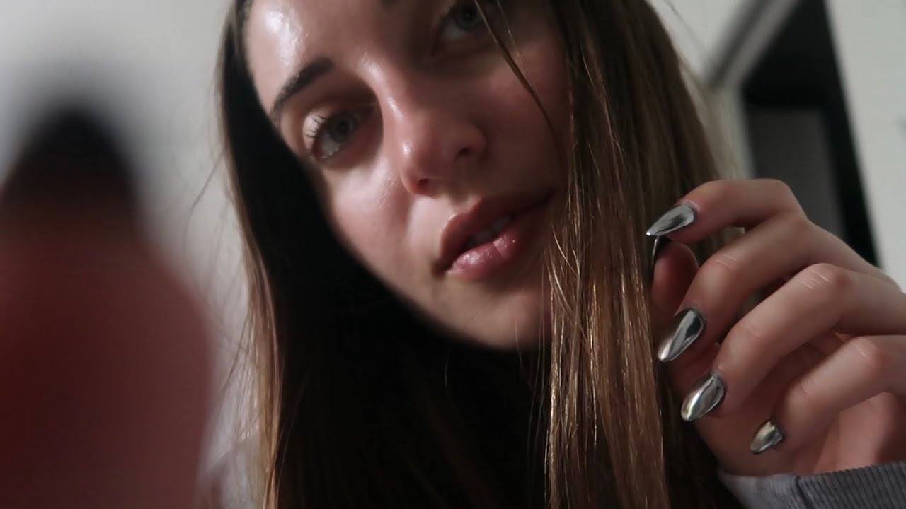 ASMR Tracing Your Face - tingly personal attention