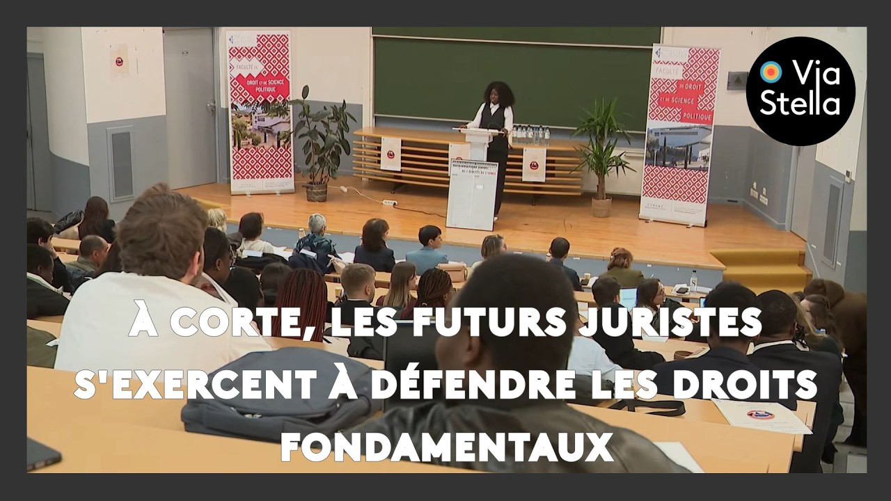 À Corte, les futurs juristes s’exercent à défendre les droits fondamentaux