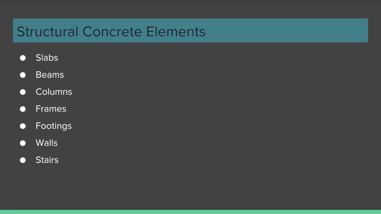 4  Structural Concrete Elements