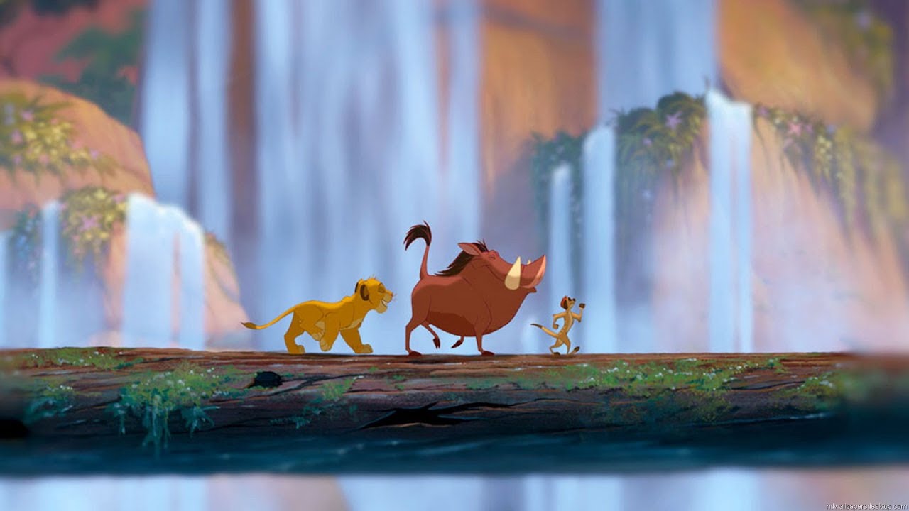 Hakuna Matata (No Worries) - Simba,Timon, Pumbaa [Hakuna Matata SCENE ] /// The Lion King (1994)