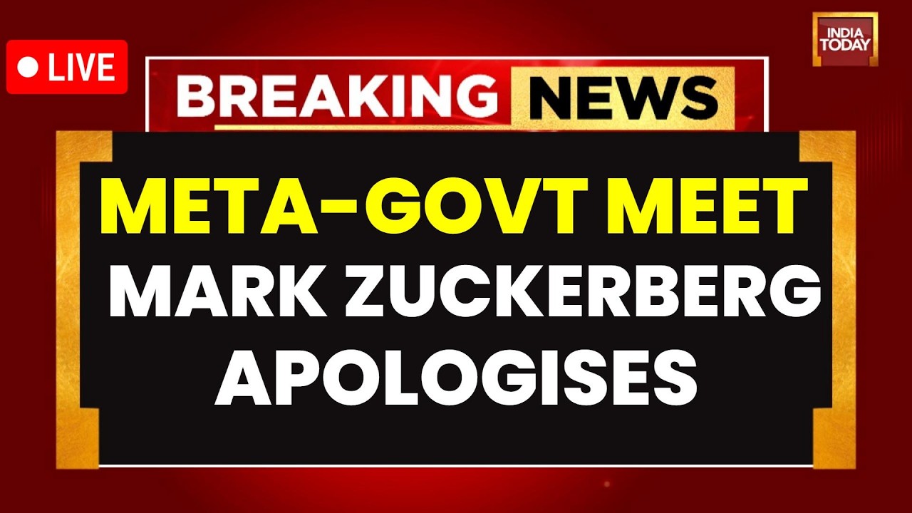 LIVE: Modi-Govt-Meta Meeting | Mark Zuckerberg Apologises For Deepfakes | Scoop On Govt-Meta Meeting