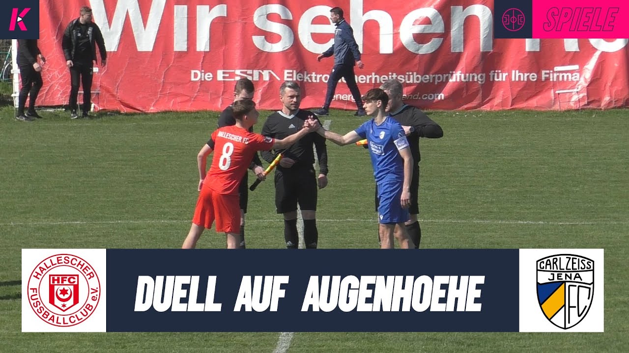 Brachial enges Spitzenspiel | Hallescher FC - FC Carl Zeiss Jena