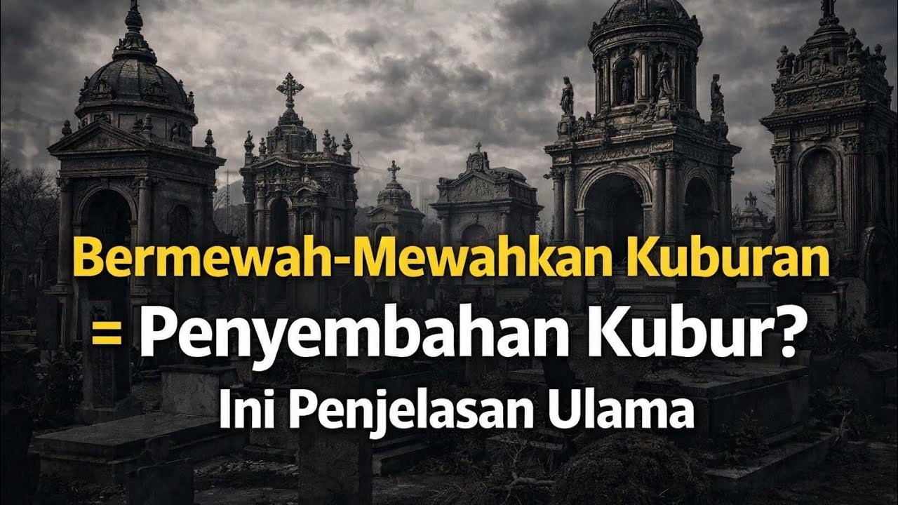 “Kuburan Dimuliakan, Tauhid Ditinggalkan? Bahaya Bermewah-Mewahan di Kuburan”