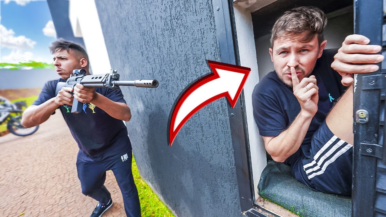 ESCONDE ESCONDE NIVEL HARD COM A MINHA NOVA ARMA 😡