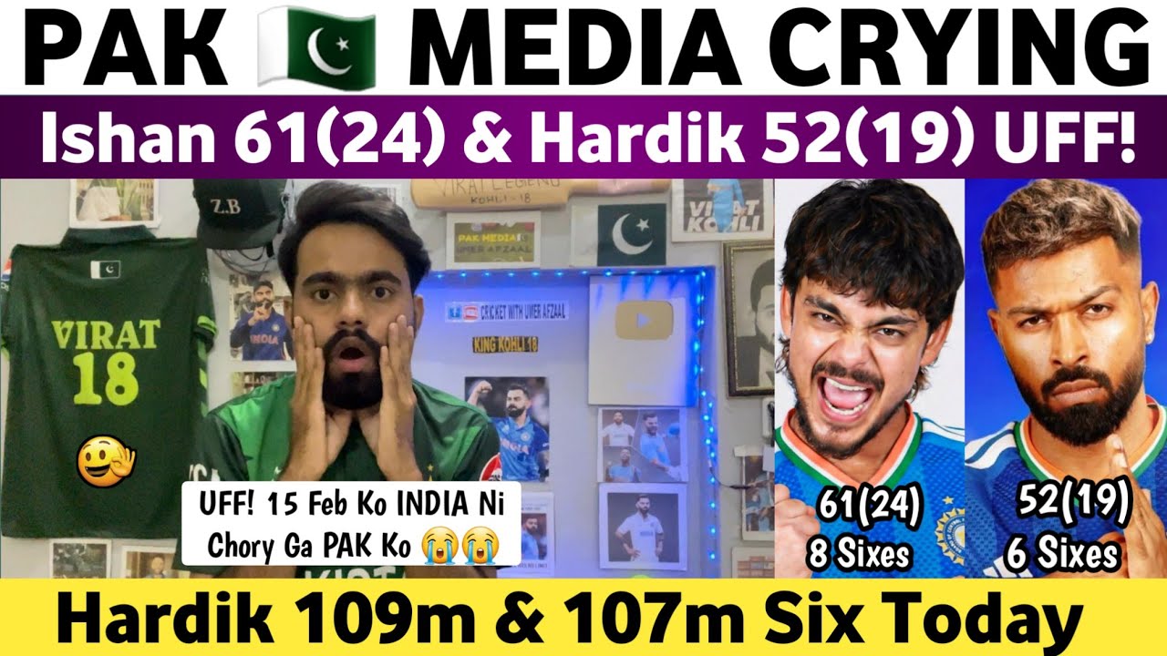 Pak Media Crying on Ind Tabahi Batting Vs Namibia | Ind Vs Nam T20 WC Match 2026 | Ishan 61(24) UFF!